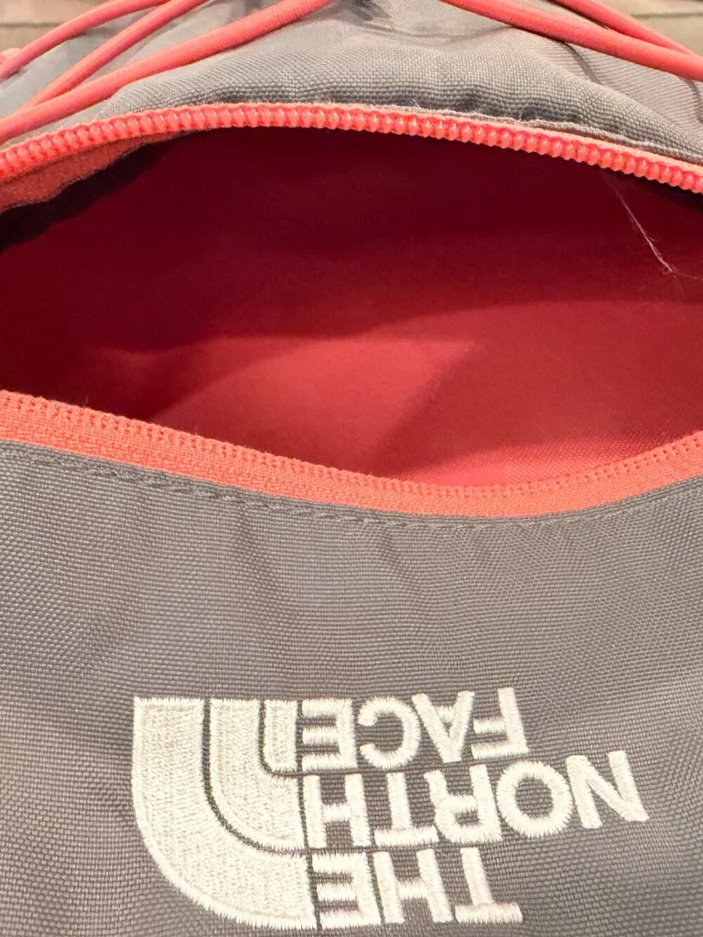The North Face Borealis Gray/Coral Backpack